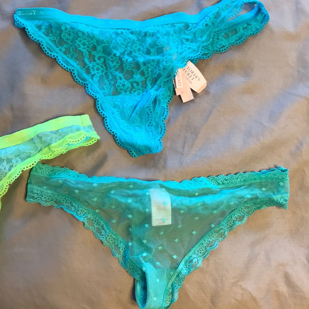 Victoria’s Secret lace thongs